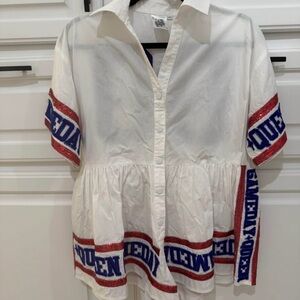 Queen of Sparkles XS Gameday Romper